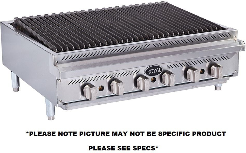 Royal - 12" Stainless Steel Heavy Duty Radiant Broiler - RRB-12