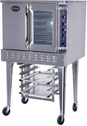 Royal - 2 Burners Single Deck Gas Convection Oven with Bakery Depth - RCOD-1