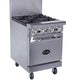 Royal - 24″ Stainless Steel 2 Open Burner Gas Range - RR-2G12