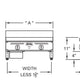 Royal - 24" Stainless Steel Heavy Duty Manual Countertop Griddle - RMG-24