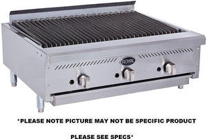 Royal - 24" Stainless Steel Infrared Radiant Broiler - RIB-24