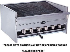 Royal - 24" Stainless Steel Steak House Broiler - RARB-24