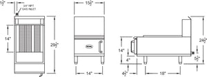 Royal - 25 Lb Stainless Steel Countertop Deep Fat Fryer - RCF-25