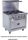 Royal - 36″ Stainless Steel 6 Open Burner Gas Range with 26.5