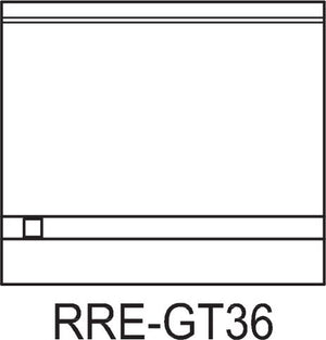 Royal - 36" Stainless Steel Electric Range with 26.5" Wide Oven and 36" Wide Griddle - RRE-GT36