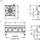 Royal - 36" Stainless Steel Heavy Duty 6 Burners Gas Hot Plate - RHP-36-6