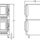 Royal - 4 Burners Double Deck Gas Convection Oven With Standard Depth - RCOS-2