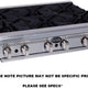 Royal - 48" Stainless Steel Heavy Duty Gas Hot Plates with 8 Burners - RHP-48-8