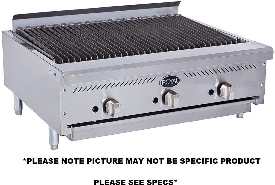 Royal - 48" Stainless Steel Infrared Radiant Broiler - RIB-48