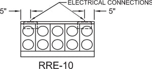 Royal - 60″ Stainless Steel 10 Top Elements Electric Range with Two 26.5" Wide Ovens - RRE-10