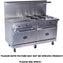 Royal - 60″ Stainless Steel 10 Top Elements Electric Range with Two 26.5