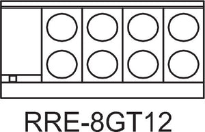 Royal - 60" Stainless Steel 8 Top Elements Electric Range with One 12” Wide Griddle - RRE-8GT12