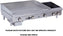 Royal - 60″ Stainless Steel Combo Pack of Manual Griddle with 2 Burners Hot Plates - RMG-48OB2