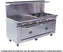 Royal - 72″ Stainless Steel 12 Open Burner Gas Range with Two 26.5