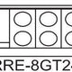 Royal - 72" Stainless Steel 8 Top Elements With 24” Wide Griddle And Two 26.5' Wide Ovens Electric Range - RRE-8GT24