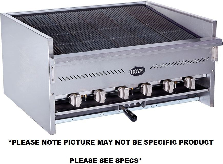 Royal - 72" Stainless Steel Steak House Broiler - RARB-72