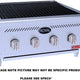 Royal - Delux 14.5" Stainless Steel Radiant Char Broiler with 18" Deep Cooking Area - DRB-15