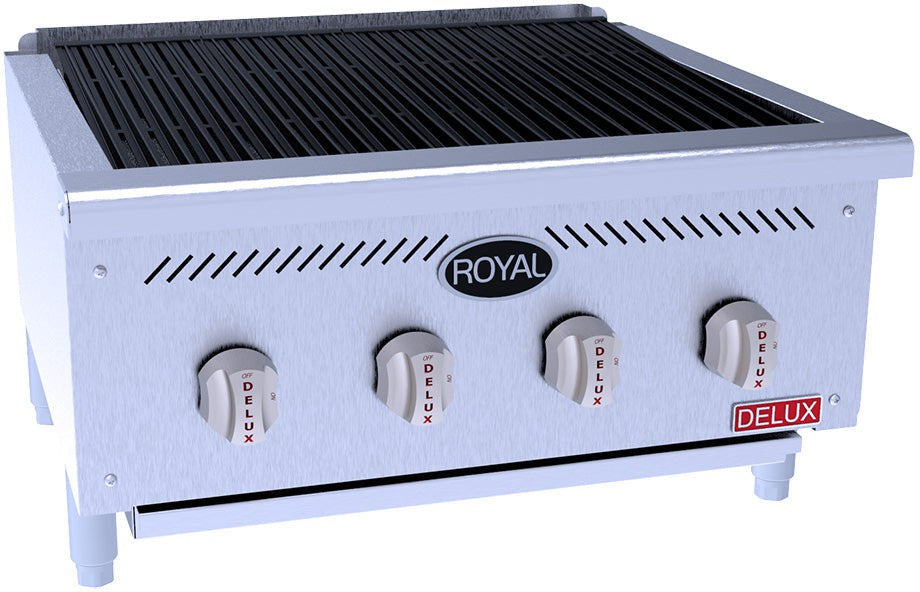 Royal Delux 21 Stainless Steel Radiant Char Broiler With 18 Deep C Chefsuppliesca 8142