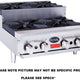 Royal - Delux 36″ Stainless Steel Gas Range with Heavy Duty Step Up Hot Plates - RDHP-36-6SU