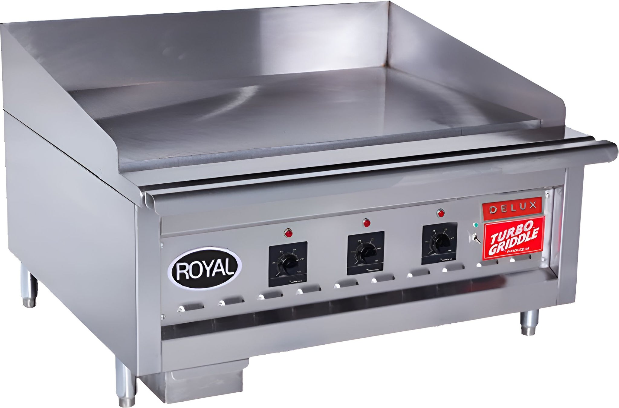 Royal - Delux 36" Stainless Steel Solid State Infrared Turbo Griddle - RD100-36