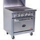 Royal - Delux Stainless Steel 24" Wide Radiant Broiler With Storage Base - RDR-24RB-XB