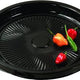 Sabert - 12" Black Flat Round Platter, 36/Pc - 9512