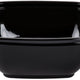 Sabert - 12 Oz Black Square Plastic Containers - 500/cs - 95012B500