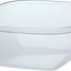 Sabert - 12 Oz Clear Square Plastic Bowl, 500/Cs- 15012B500