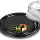 Sabert - 18" Marble Flat Tray with Lid Combo, 50/cs - C818