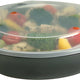 Sabert - 32 Oz Black Round Microwavable Plastic Containers, 300/Cs - 77132B300