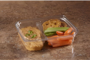 Sabert - Clear Flat Lid Fits For 169572B450 Plastic Containers, 450/Cs - 569570B450