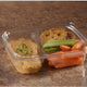 Sabert - Clear Flat Lid Fits For 169572B450 Plastic Containers, 450/Cs - 569570B450