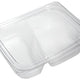 Sabert - Clear Flat Lid Fits For 169572B450 Plastic Containers, 450/Cs - 569570B450