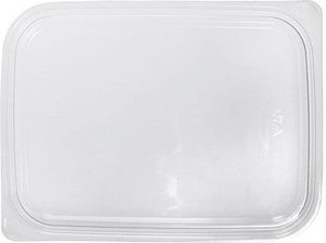 Sabert - Clear Lid for 36 oz. Two-Compartment and 26 oz. Three-Compartment Large Snack Box, 300/cs - 584620B300N