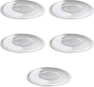 Sabert - Clear Round Flat Flat Lid for 320 Oz Round Bowls, 25/Cs - 51320