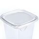 Sabert - Clear SureStrip Tamper Resistant Lid for Square Tubs, 1000/cs - 51402TR1000