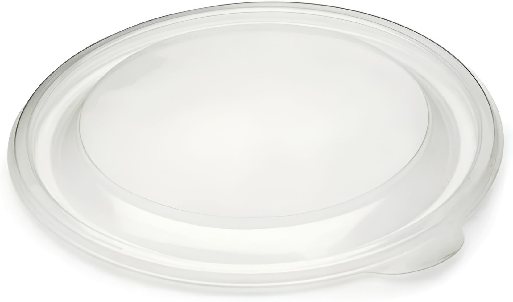 Sabert - FastPac 24 Oz Clear Vented Lid fits with Round Plastic Bowls, Pack of 500 - 56024B300