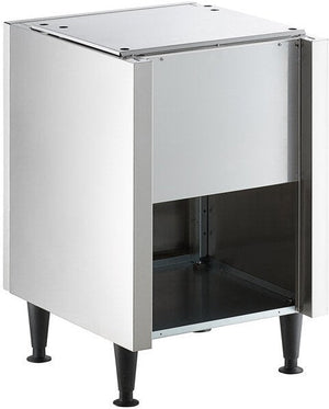 Scotsman - 21.5" x 23.75" Enclosed Stainless-Steel Water and Ice Dispenser Stand - HST21B-A