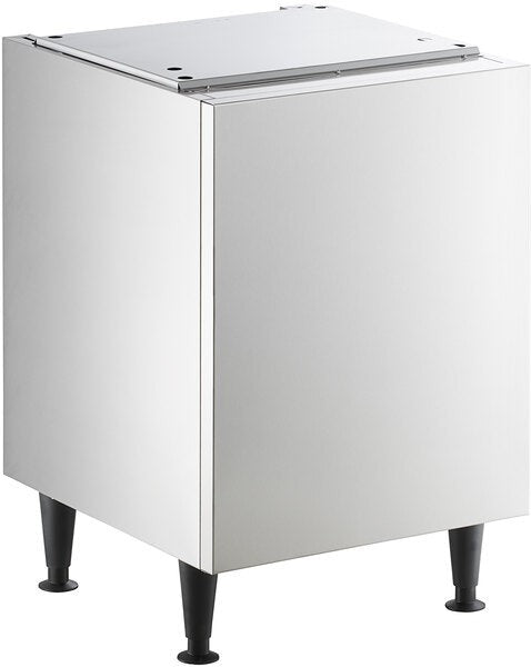 Scotsman - 21.5" x 23.75" Enclosed Stainless-Steel Water and Ice Dispenser Stand - HST21B-A