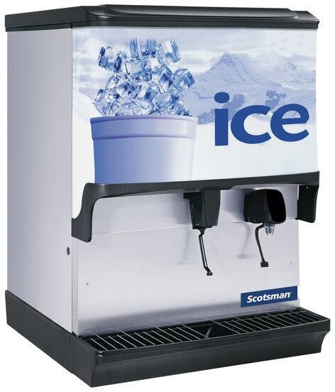 Scotsman - 30" Countertop Ice Dispenser With Water Dispenser with 250 lbs Capacity - IOD250WF-1