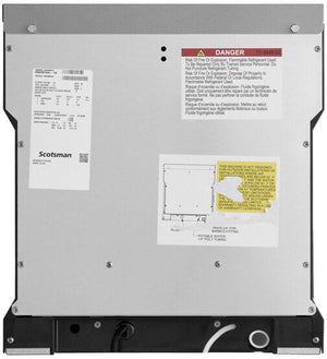 Scotsman - Meridian Air Cooled Compact Nugget Ice and Water Dispenser with 7 lbs Bin Storage - HID207AX-1