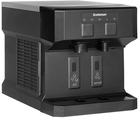 Scotsman - Meridian Air Cooled Compact Nugget Ice and Water Dispenser with 7 lbs Bin Storage - HID207AX-1