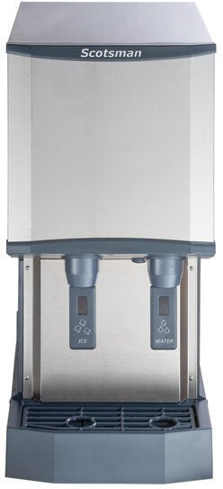 Scotsman - Meridian Countertop 120V Air Cooled Ice Machine and Water Dispenser with 12 lbs Bin Storage - HID312A-1