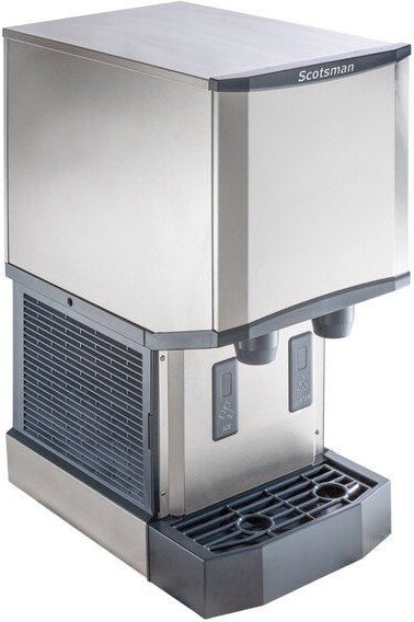 Scotsman - Meridian Countertop 120V Air Cooled Ice Machine and Water Dispenser with 12 lbs Bin Storage - HID312A-1