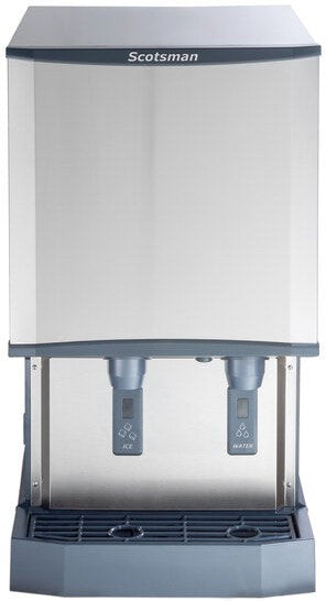 Scotsman - Meridian Countertop 120V Air Cooled Ice Machine and Water Dispenser with 40 lbs Bin Storage - HID540A-1