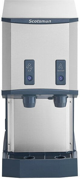 Scotsman - Meridian Countertop Air Cooled Button Activated Ice Machine and Water Dispenser with 12 lbs Storage - HID312AB-1