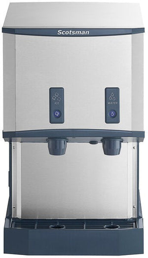 Scotsman - Meridian Countertop Air Cooled Button Activated Ice Machine and Water Dispenser with 25 lbs Storage - HID525AB-1