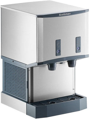 Scotsman - Meridian Countertop Air Cooled Button Activated Ice Machine and Water Dispenser with 25 lbs Storage - HID525AB-1