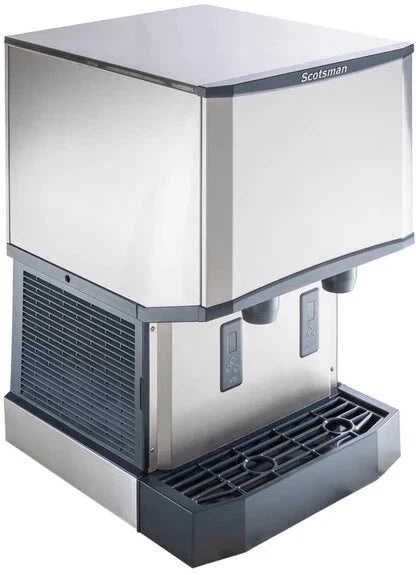 Scotsman - Meridian Countertop Air Cooled Ice Machine and Water Dispenser with 25 lbs Bin Storage - HID525A-1