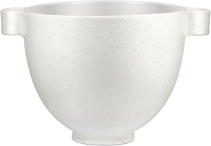 KitchenAid - 5 QT Speckled Stone Ceramic Bowl with Handle for Tilt Head Mixers - KSM2CB5PSS